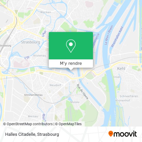 Halles Citadelle plan