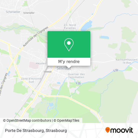 Porte De Strasbourg plan