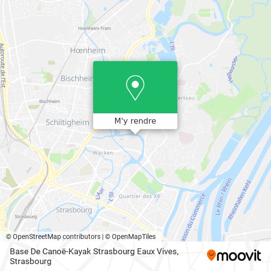 Base De Canoë-Kayak Strasbourg Eaux Vives plan
