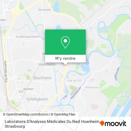 Laboratoire D'Analyses Médicales Du Ried Hoenheim plan