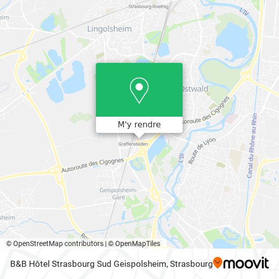 B&B Hôtel Strasbourg Sud Geispolsheim plan