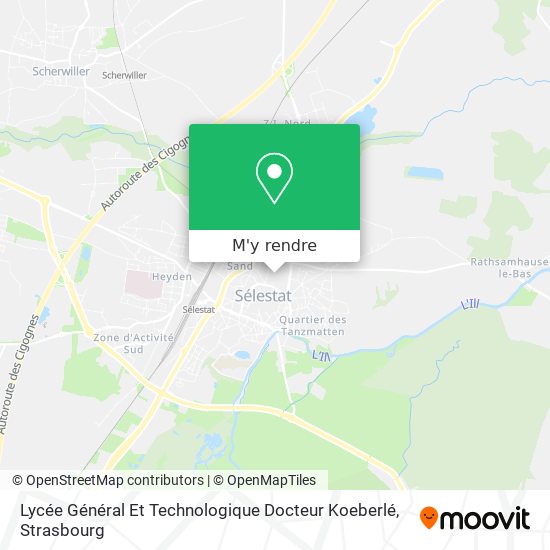 Lycée Général Et Technologique Docteur Koeberlé plan