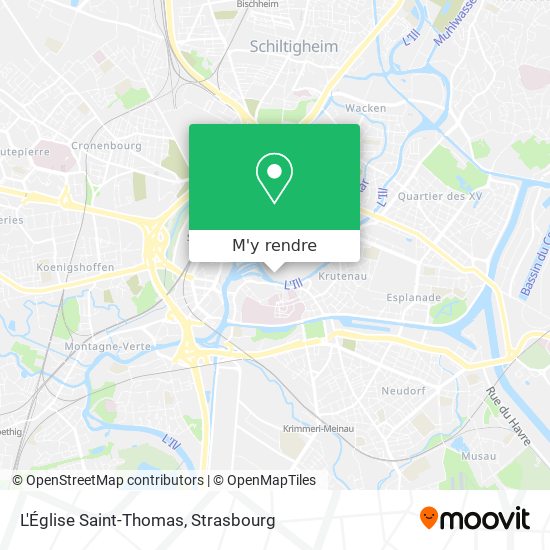 L'Église Saint-Thomas plan