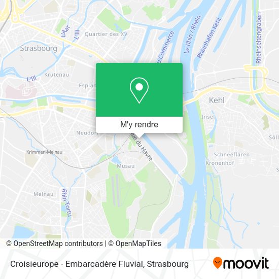 Croisieurope - Embarcadère Fluvial plan