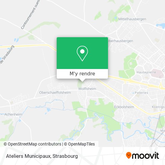 Ateliers Municipaux plan