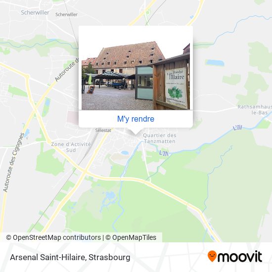 Arsenal Saint-Hilaire plan