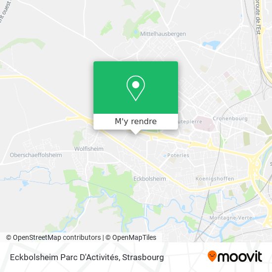 Eckbolsheim Parc D'Activités plan