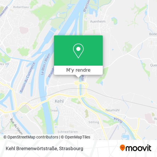 Kehl Bremenwörtstraße plan
