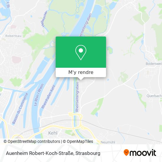 Auenheim Robert-Koch-Straße plan
