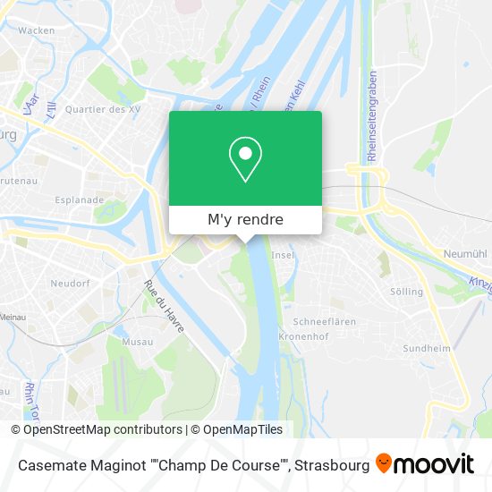 Casemate Maginot ""Champ De Course"" plan