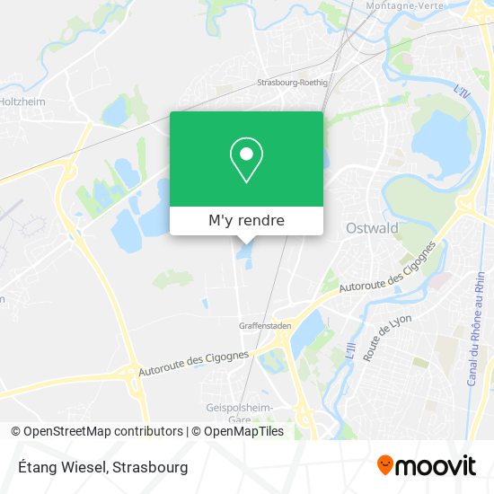 Étang Wiesel plan