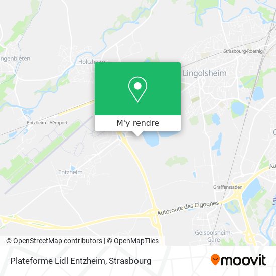 Plateforme Lidl Entzheim plan