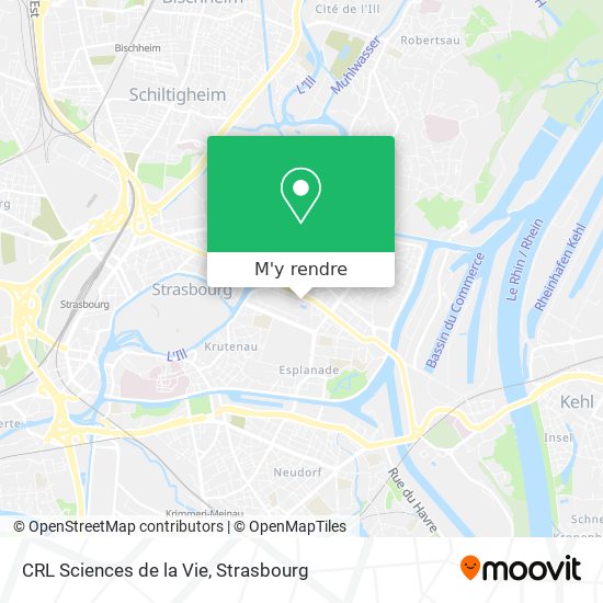 CRL Sciences de la Vie plan