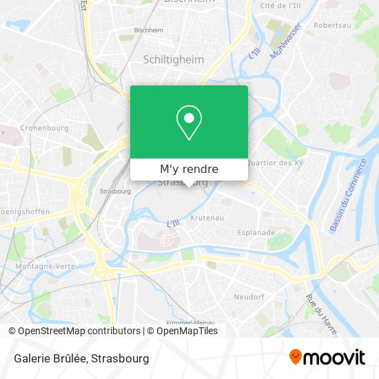 Galerie Brûlée plan