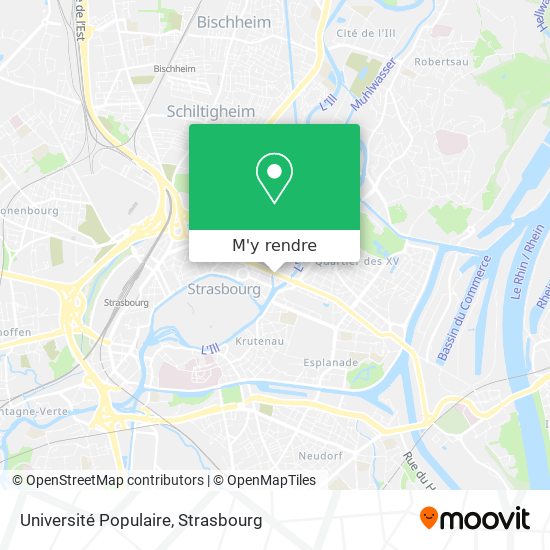 Université Populaire plan