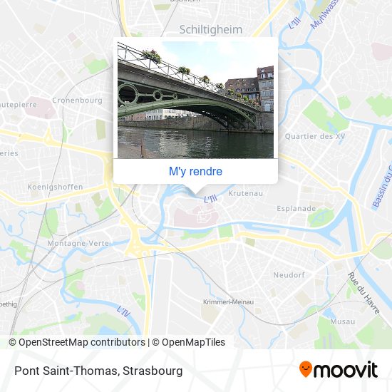 Pont Saint-Thomas plan