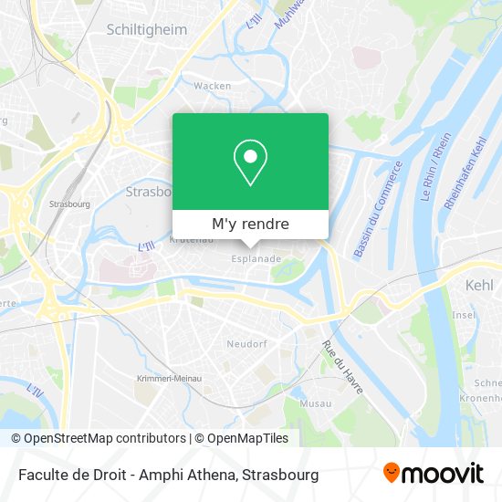 Faculte de Droit - Amphi Athena plan