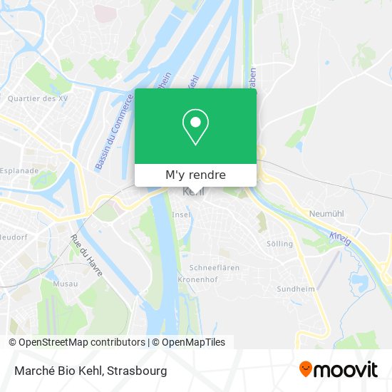 Marché Bio Kehl plan