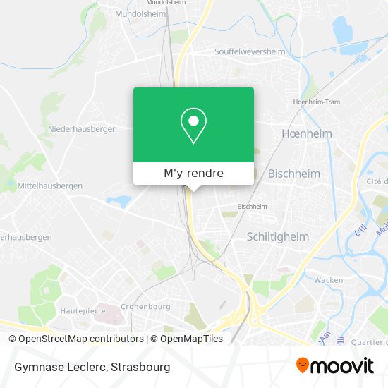 Gymnase Leclerc plan