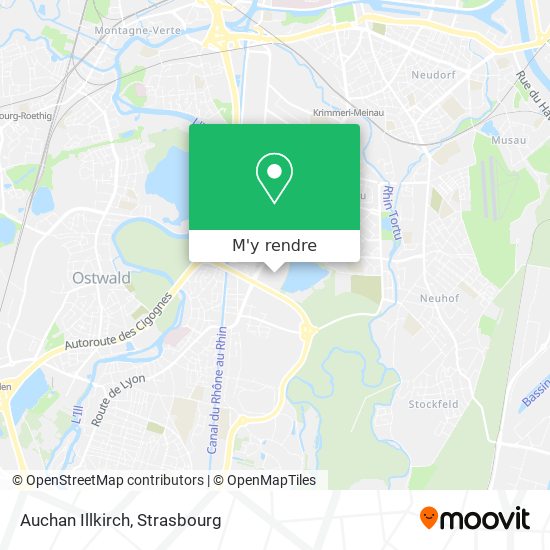 Auchan Illkirch plan