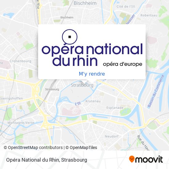 Opéra National du Rhin plan