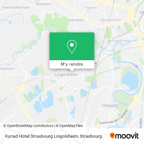 Kyriad Hotel Strasbourg Lingolsheim plan