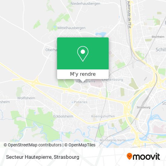 Secteur Hautepierre plan