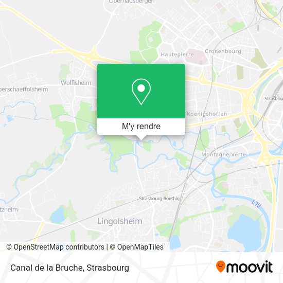 Canal de la Bruche plan