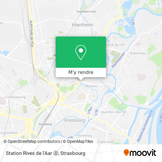 Station Rives de l'Aar Ⓑ plan