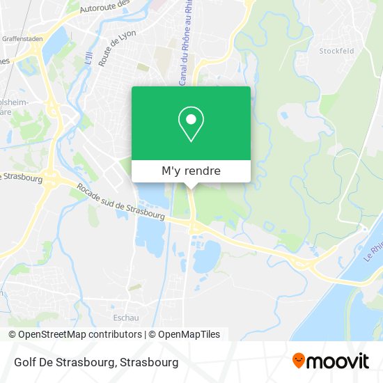 Golf De Strasbourg plan
