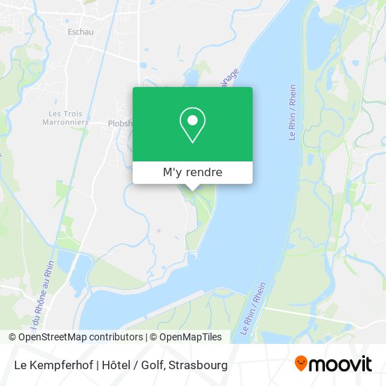 Le Kempferhof | Hôtel / Golf plan