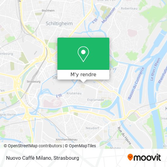 Nuovo Caffè Milano plan