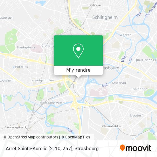 Arrêt Sainte-Aurélie [2, 10, 257] plan