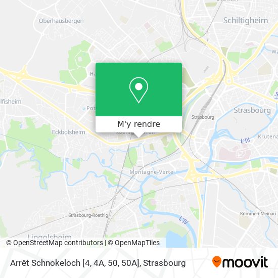 Arrêt Schnokeloch [4, 4A, 50, 50A] plan