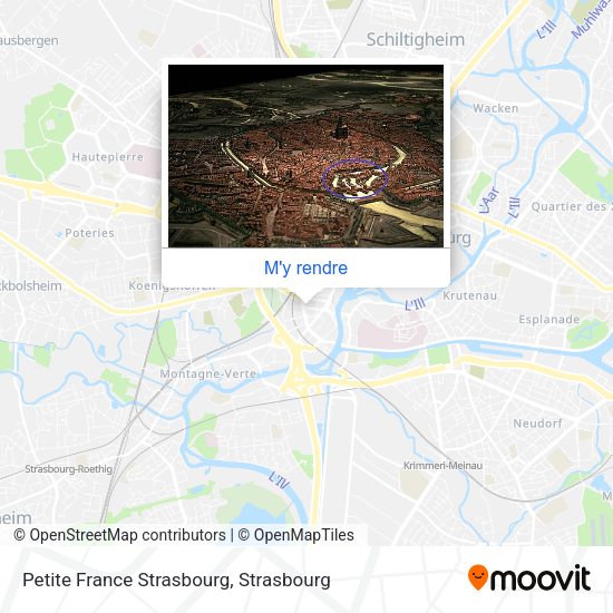 Petite France Strasbourg plan