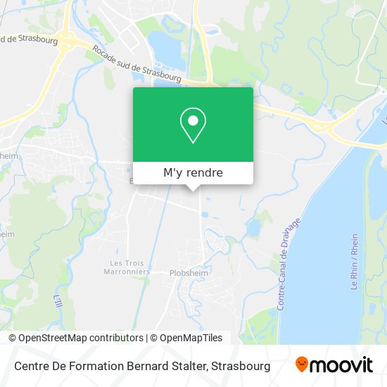 Centre De Formation Bernard Stalter plan