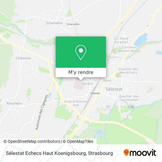 Sélestat Echecs Haut Koenigsbourg plan