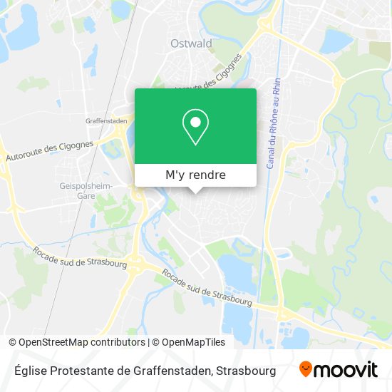 Église Protestante de Graffenstaden plan
