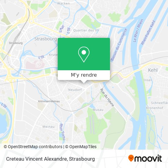 Creteau Vincent Alexandre plan