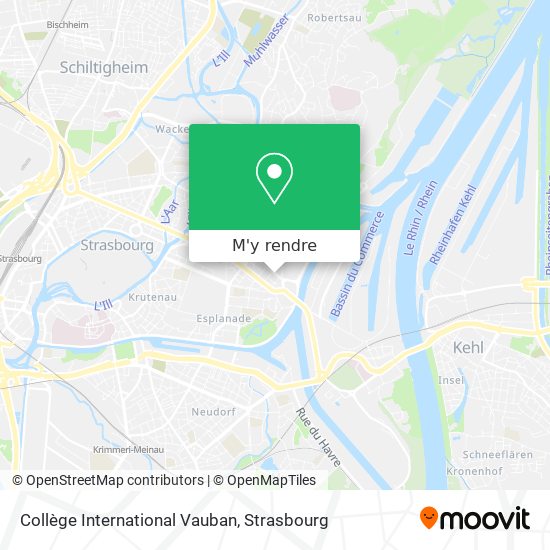 Collège International Vauban plan