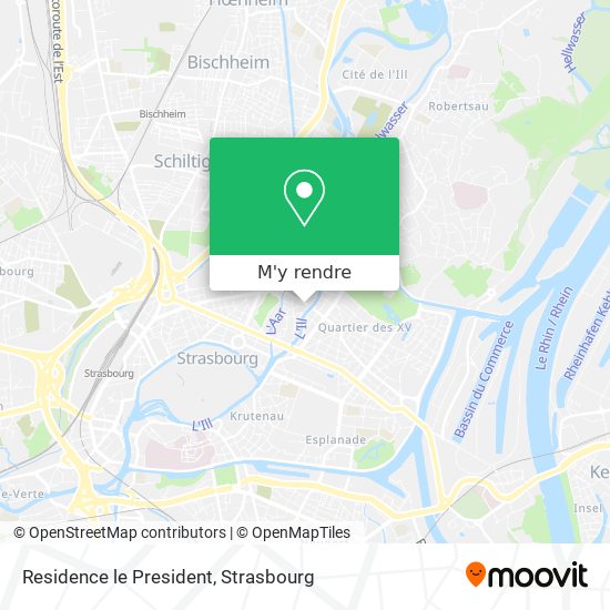 Residence le President plan