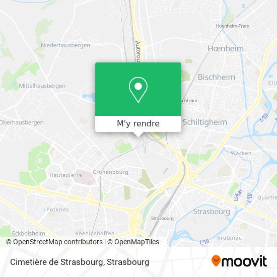 Cimetière de Strasbourg plan