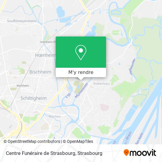 Centre Funéraire de Strasbourg plan