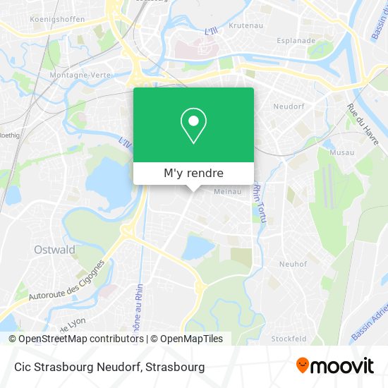 Cic Strasbourg Neudorf plan