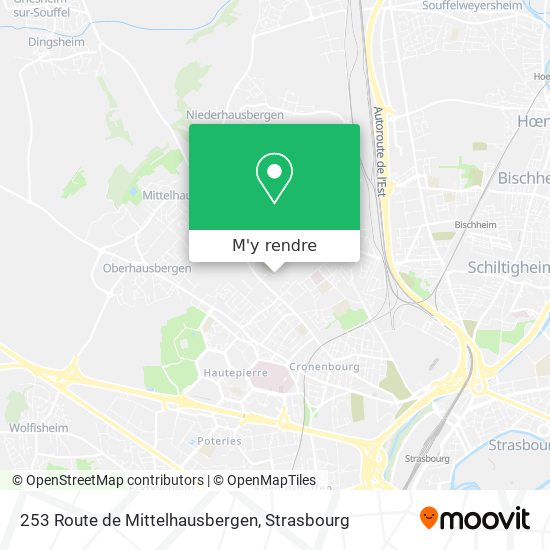 253 Route de Mittelhausbergen plan
