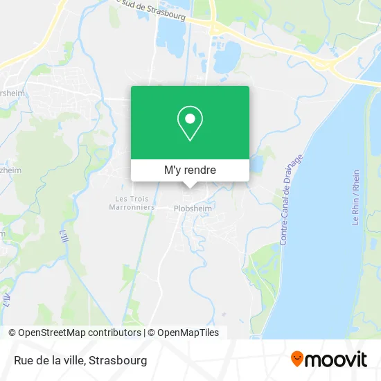 Rue de la ville plan