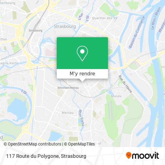 117 Route du Polygone plan