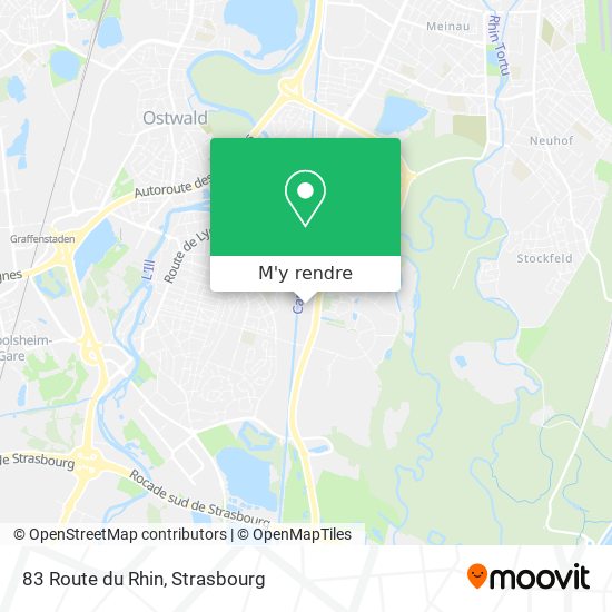 83 Route du Rhin plan