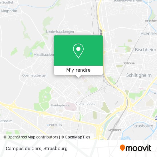 Campus du Cnrs plan