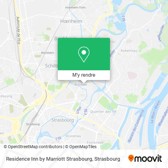 Residence Inn by Marriott Strasbourg plan